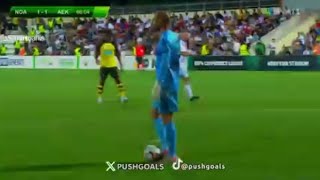 Ognjen Cancarevic Amazing Goal FC Noah vs AEK Athens 31 All Goals and Extended Highlights [upl. by Ahsea968]