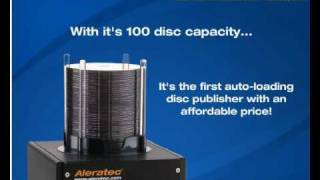 Aleratec DVDCD RoboRacer LS Duplex part  280111 LightScribe DVD Auto Duplicator [upl. by Atinaw663]