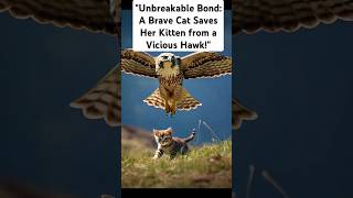 quotUnbreakable Bond A Brave Cat Saves Her Kitten from a Vicious Hawkquot [upl. by Jit]