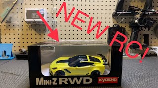 Unboxing and testing the Kyosho Rwd Mini Z  Corvette￼￼￼￼￼ [upl. by Gluck12]