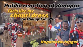 Crazy public Reaction on Chapri President🔥🔥  Naga youtuber  Ajusto Naga [upl. by Ojiram544]