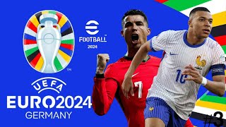 efootball 2024 Euro Knockout Stage  Last Dance of The Euro vs England amp Portugal Episode 3 [upl. by Suchta540]