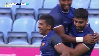 Sri Lanka vs England  Commonwealth Games rugby sevens 2022 [upl. by Bertolde940]