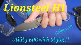 Lionsteel H1 Utility knife with Style [upl. by Linoel890]