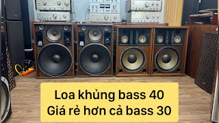 Toàn loa khủng bass 40 giá rẻ hơn bass 30 sansui sp 7500X sansui sp 3500 vừa nge vừa trung bầy [upl. by Mali]