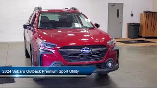 2024 Subaru Outback Premium Sport Utility Akron Canton Wadsworth Cuyahoga Falls Green [upl. by Yllak]