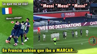 ASI se VIVIO el GOLAZO de MESSI de TIRO LIBRE desde el ESTADIO HOY PSG [upl. by Gabi]