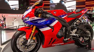 Honda CBR FireBlade HRC Motorcycle 2024 Exterior Interior Walkaound [upl. by Amahs]