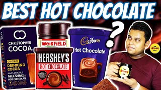 Finding BEST HOT CHOCOLATE Powder In INDIA  Cadbury Hot Chocolate Review  TAE [upl. by Kathryne]