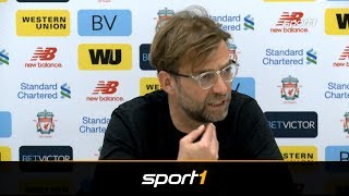 Jürgen Klopp wütet quotIst mein Englisch so schlechtquot  SPORT1 [upl. by Enahs]