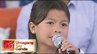 Lyca sings quotBasangBasa Sa Ulanquot on UKG [upl. by Cychosz370]