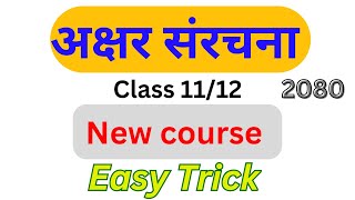 अक्षर संरचना Nepali Byakaran akshar samrachana class 12  akshar samrachana  Gyan Guru Easy Way [upl. by Nuawaj]