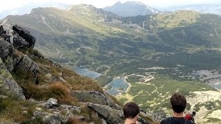 KOŚCIELEC  Czarny szlak na szczyt bardzo trudny i niebezpieczny 18082012 Tatry [upl. by Anelrad]