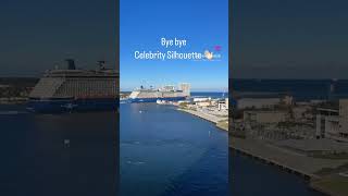 Watch Celebrity Silhouette sailing from Port Everglades [upl. by Knoll606]