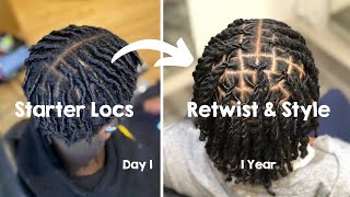 Locs Journey For Men Compilation ✨ 8 Dreadlocks Transformation From Day 1  Up To 2 Years  Tips 📝 [upl. by Nyrehtak58]