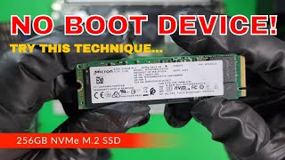 quotNo Boot Devicequot Fixed with Eraser HP Laptop [upl. by Tad]