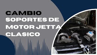 Cambio de soportes de motor y caja Jetta Clasico [upl. by Rialc]