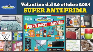 volantino RISPARMIOCASA dal 26 ottobre 2024 ✅ anteprima Prezzi bassi 🔥 Offerte e promozioni [upl. by Guthrie]