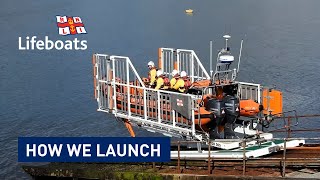 RNLI Lifeboats How We Launch [upl. by Tala]