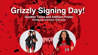 Gooden Twins and Addison Foster Signing Day [upl. by Hbaruas]