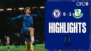 Chelsea vs Shamrock Rovers 51 HIGHLIGHTS  UEFA Conference League 2425  Round 6 [upl. by Fiertz]