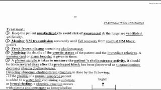 muscle relxant in anaesthesia part 2 depolarizing ms relaxant a [upl. by Nosreffej491]