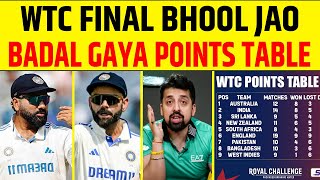 WTC POINTS TABLE BADAL GAYA POINTS TABLE WTC FINAL BHOOL JAO TEAM INDIA [upl. by Enyehc]