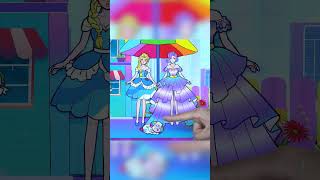 Good and Bad Elsa vs Rich Friend Dress  LOL Surprise DIYs shorts [upl. by Fredi]