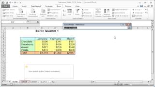 Excel consolidate Consolidating data [upl. by Eibbed]