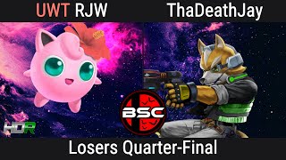 UWT  RJW Jigglypuff VS ThaDeathJay Fox  ARCADE Series 70  Losers Quarters [upl. by Alludba858]