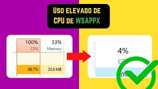 Resolver Uso Elevado de CPU por WSAPPX Spanish [upl. by Kimon179]