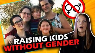 ❌3 trans parents raising kids WITHOUT GENDER  Nonbinary family 2 year update [upl. by Biddy]