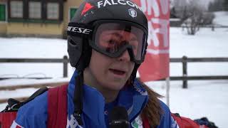 Nazionale Femminile di sci alpino in valle di Fassa [upl. by Michelle]