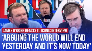 James OBrien vs Jacob ReesMogg A look back on the iconic Brexit interview LBC [upl. by Yarvis456]