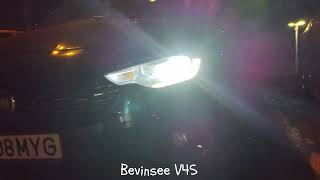 Fiat Tipo Stock Bulbs Vs Bevinsee V45 shorts [upl. by Ahtnams636]