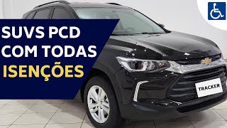 SUVS PCD 2024 COM ISENÇÃO TOTAL DE IMPOSTOS  AUTOMÁTICOS [upl. by Euseibbob]