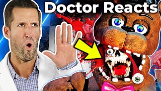 ER Doctor REACTS to Scariest Five Nights at Freddys FNAF Injuries [upl. by Lotsyrk391]