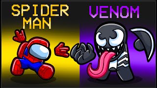 Spiderman Vs Venom Mod In Among With MY CRAZY FAN GIRLS [upl. by Anisamot885]