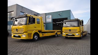 VERKOCHT VERKAUFT  SOLD  2x NEW MB ATEGO 1224Lnr DIGICROSS EURO 6E [upl. by Bertero]