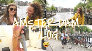 disaster MY 1ST BROWNIE😂 72 HOURS IN AMSTERDAM VLOG [upl. by Ynove21]