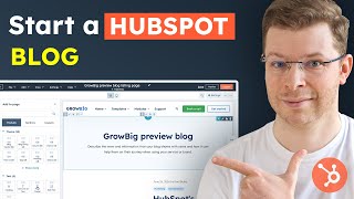 Start a new HubSpot Blog Step by Step Tutorial [upl. by Gnauq385]