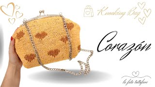 TUTORIAL Knooking Bag quotCorazonquot [upl. by Vassili362]