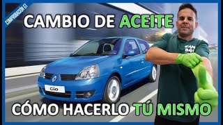 Te ENSEÑO a CAMBIAR el ACEITE de tu coche  RÁPIDO y FÁCIL [upl. by Niehaus90]