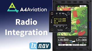 LXNAV How to control your radio through your screen [upl. by Eenal327]