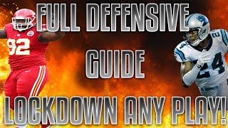 BEST DEFENSE EVER FULL GUIDE  MADDEN 17 [upl. by Aneekahs]