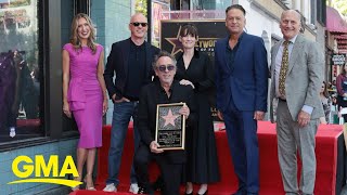 Winona Ryder pays tribute to Tim Burton at his Hollywood Walk of Fame ceremony [upl. by Revned]