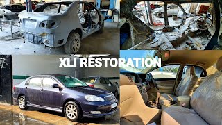 Toyota Corolla xli Fully Restoration Japanese interior New paint kabli bumpers and lights [upl. by Rurik]