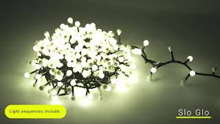 500 Mini Warm White LED Berry Lights cw Remote Control [upl. by Wilburt]