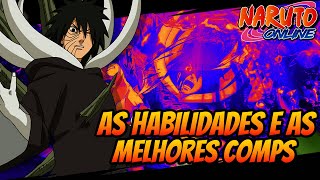 OBITO RAGE BT CHEGOU QUAIS HABILIDADES USAR E AS MELHORES COMPS PARA ELE  Naruto Online BR [upl. by Kinna406]