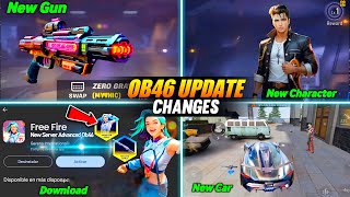 Top New Changes OB46 Upcoming Update 😲 Free Fire New Gun New Character Ob46 [upl. by Stevenson]